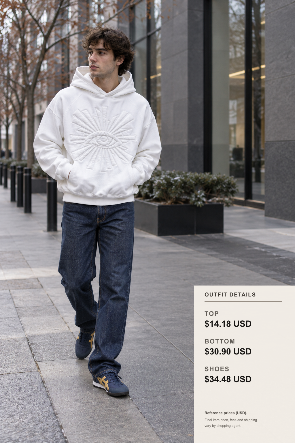Drew House Hoodie Winter Layering Guide outfit 1 full-body street style for fashionreps