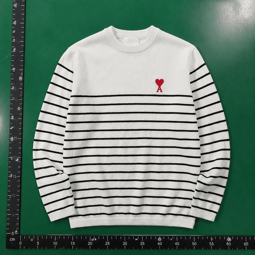 Ami Paris Knitwear: How to QC Collar and Seams with Photos