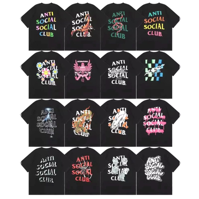Anti Social Social Club Multicolor T-Shirt Collection Review: Loose Raglan Tees in 230gsm Cotton