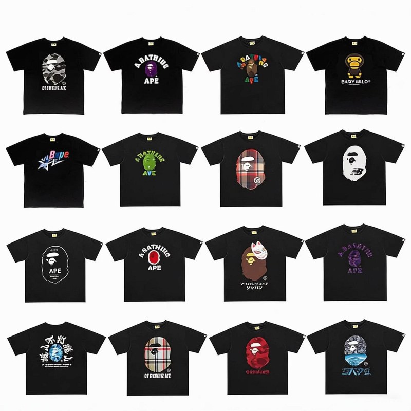 Bape Classic Monkey Print T-Shirt Collection Review: Measured Fit, Print Durability and a QC Photo Checklist