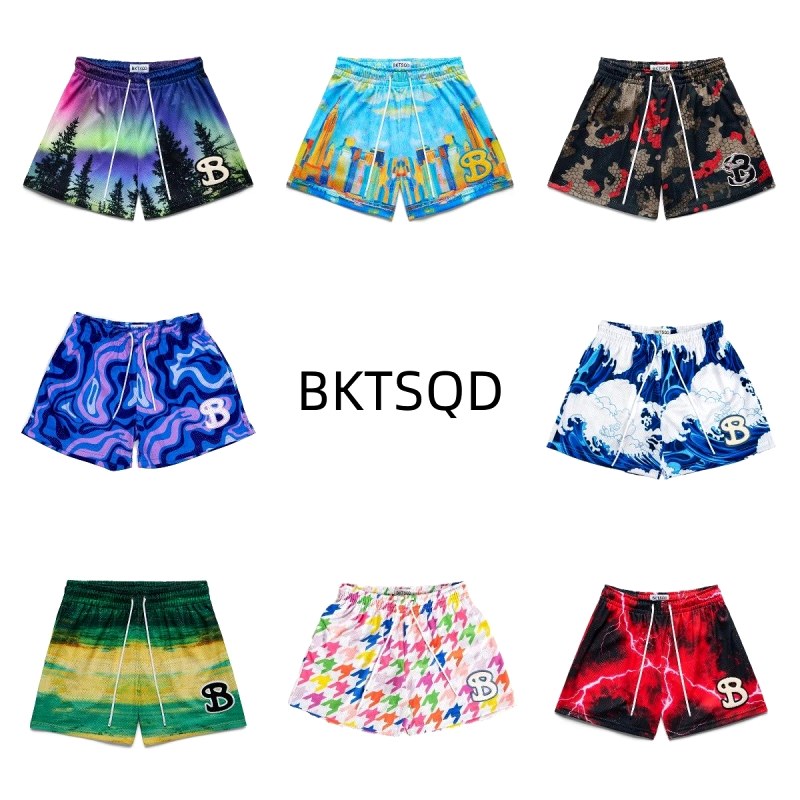BKTSQD Multicolor Shorts Collection Review: Loose Straight Polyester, Tested S–XXL