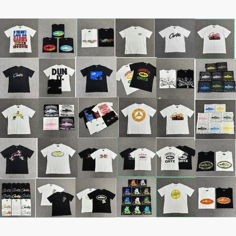 Corteiz Graphic Print Multicolor T-Shirt Collection Review: 3D Lettering Tested at $4.93