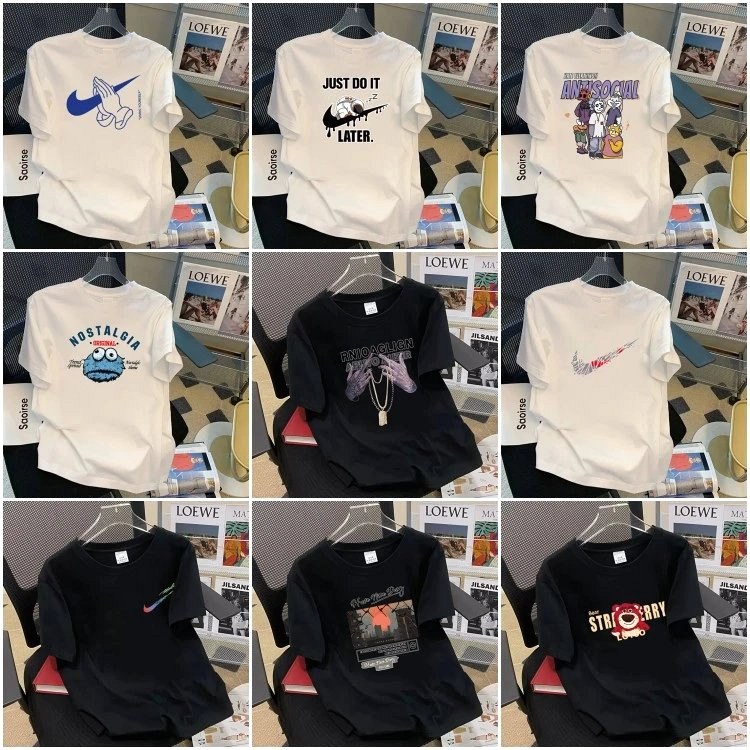 Nike Classic Logo Printed T-Shirt Review: Loose-Fit Graphic Tee in 30 Options
